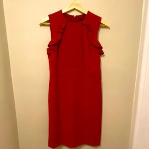 Beautiful Red Ann Taylor Dress